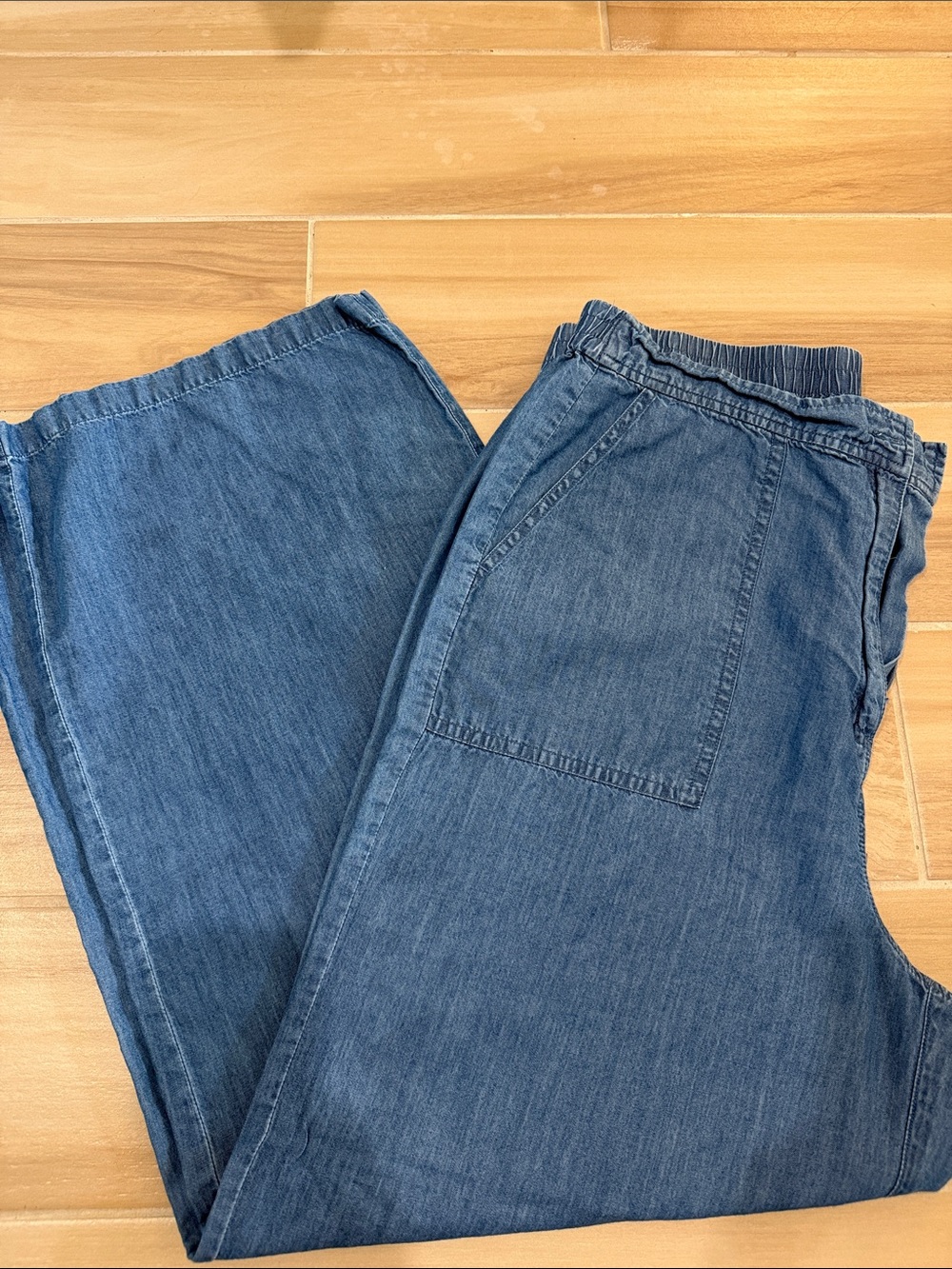 Michael Kors High waist crop Blue Denim Pants